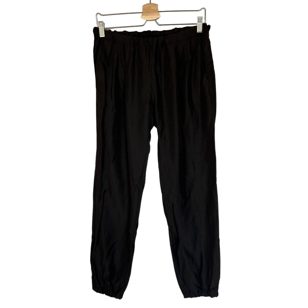 American Colors by Alex Lehr Classics Pull-on Jogger Style Loose Pants in Black